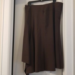 Brown skirt - Asymmetrical